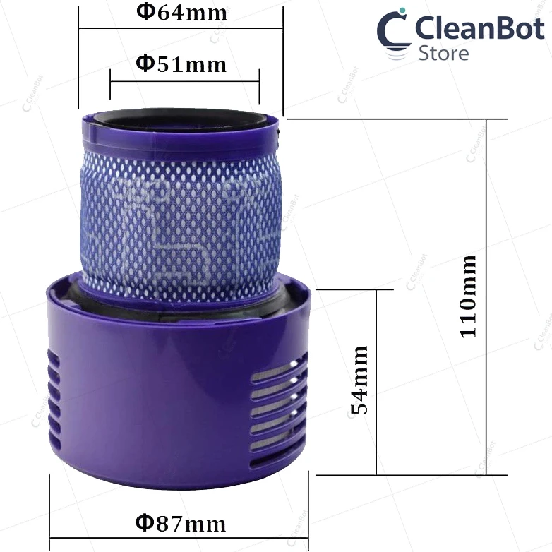 Фото Сменный моющийся фильтр для Dyson V10 / SV12, запасные части для чистки №2