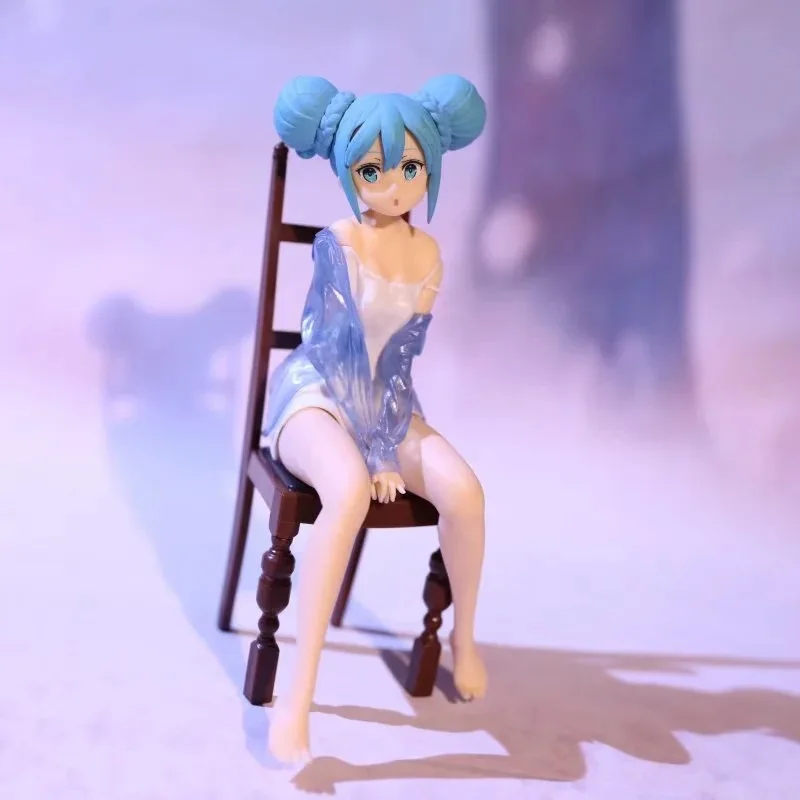 Hatsune Miku Kawaii Princess Underwear Pajamas Pvc Action Figure Model Collection Decoration Toys For Children Gifts