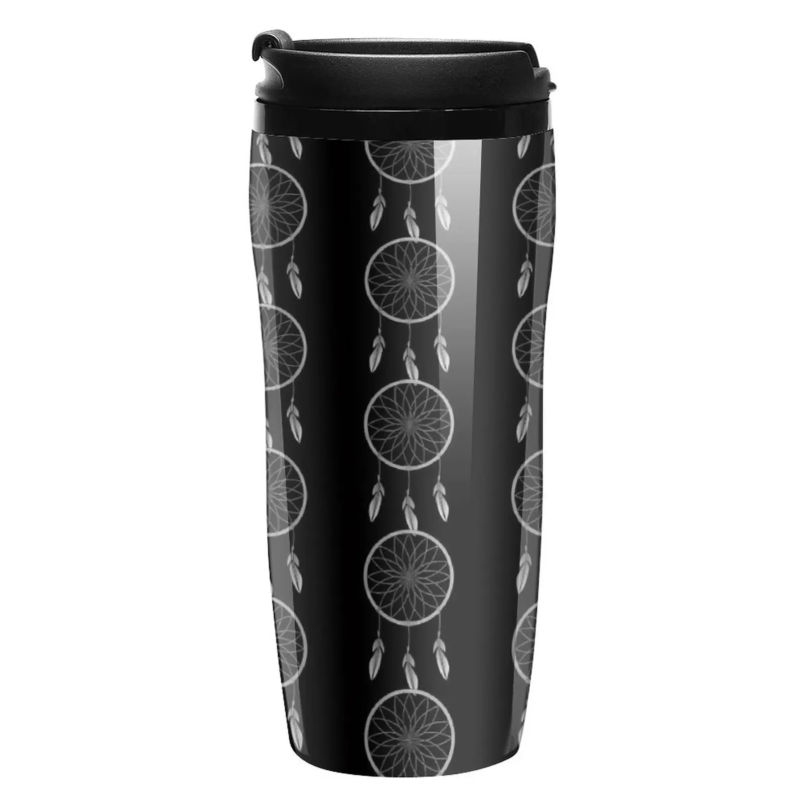 

Dream Catcher Coffee Mug to Go Thunder Print Leakproof Hot Drinks Water Bottle Portable Customize 350ml Plastic Cup