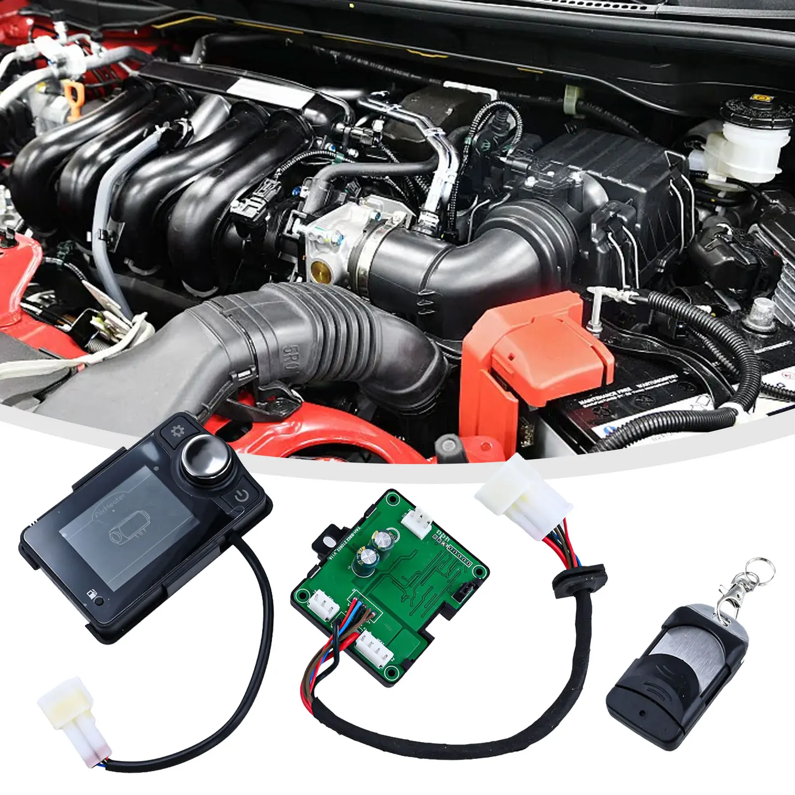 Монитор Воздушный дизельный обогреватель Контроллер парковки ЖК-дисплей Точное