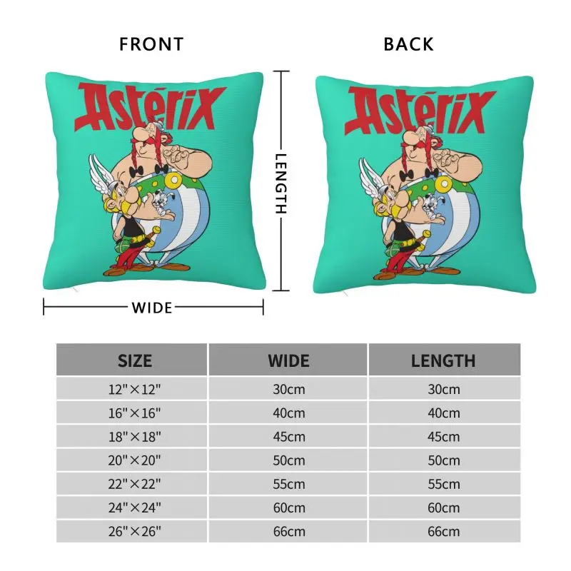 Современная наволочка для подушки Asterix и Obelix с Idefix домашний декор манга