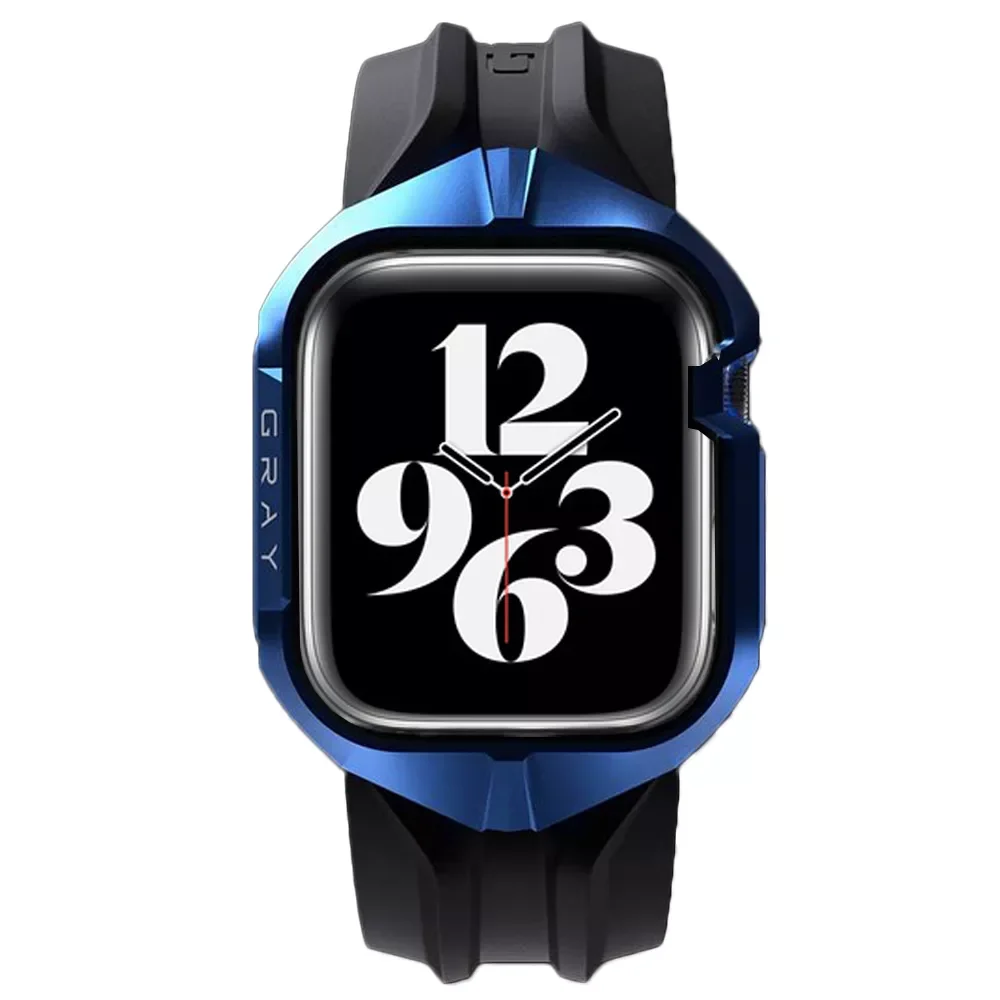 Luxury steel Brand Watch case Cover For Apple Watch 6 se 5 44mm 42mm protector sport case for iwatch 6 se 5 4 3 Gold protector