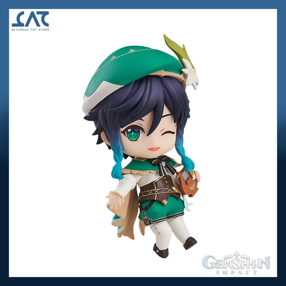 

10cm Genshin Impact Venti Figure Gk Barbatos Anime Figures Statue Action Figurine Model Doll Pvc Ornament Decoration Toys Gift