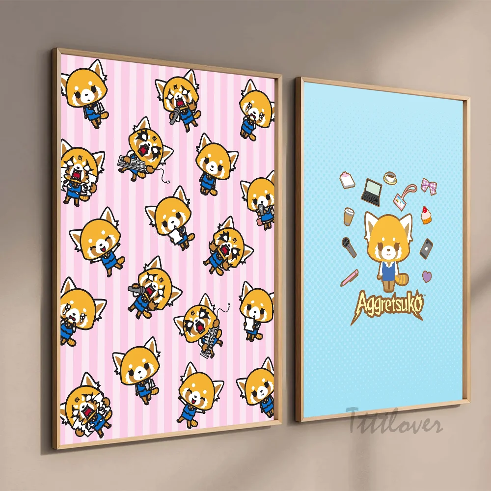 Плакат из аниме-рок с бумажным принтом художественное украшение для дома