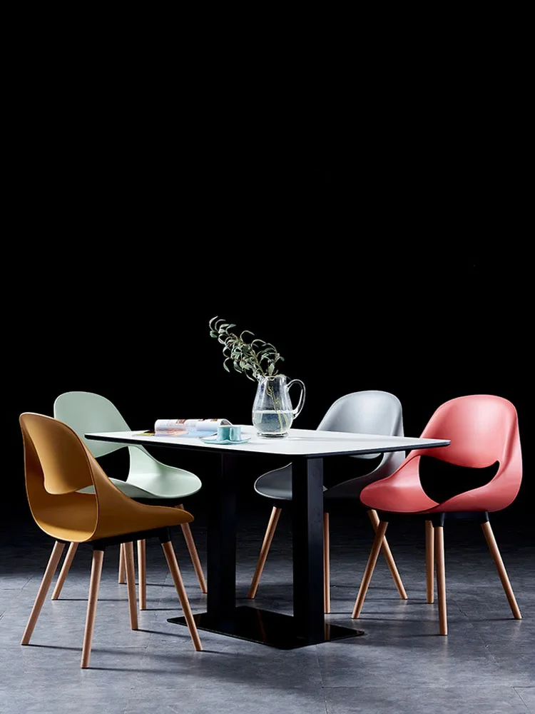 

Стул для кухни, деревянный, для кабинета, простой европейский стиль