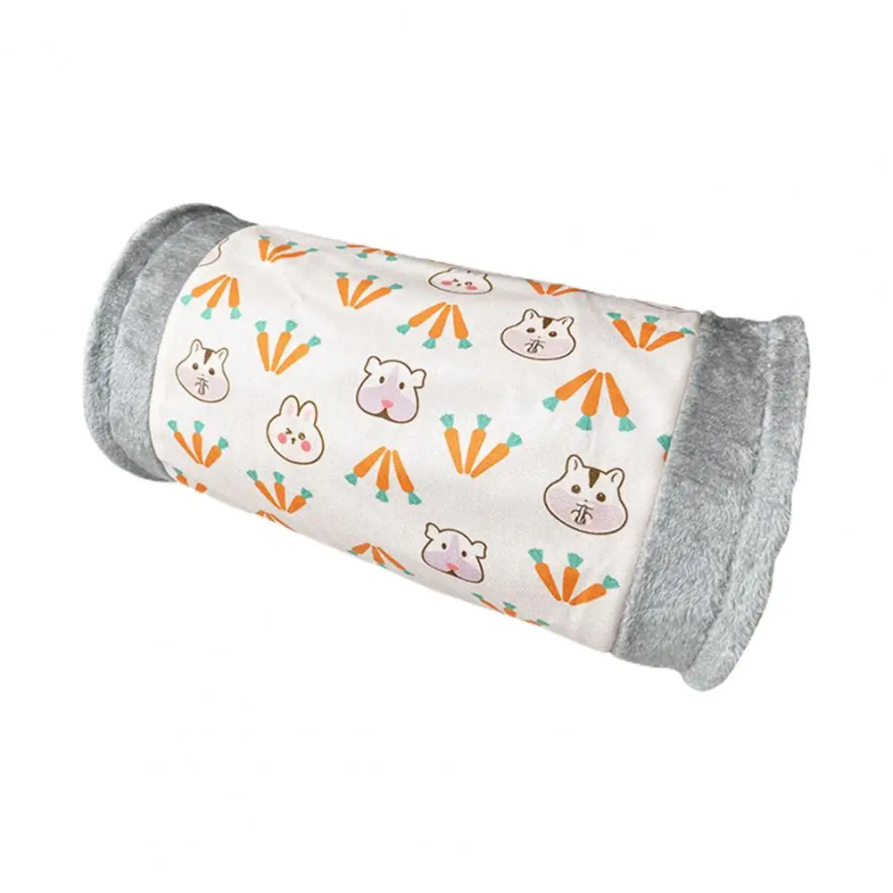 

Pet Channel Foldable Cartoon Print Cat Rabbit Hamster Hideout Activity Tunnel Rabbit Channel for Small Animals