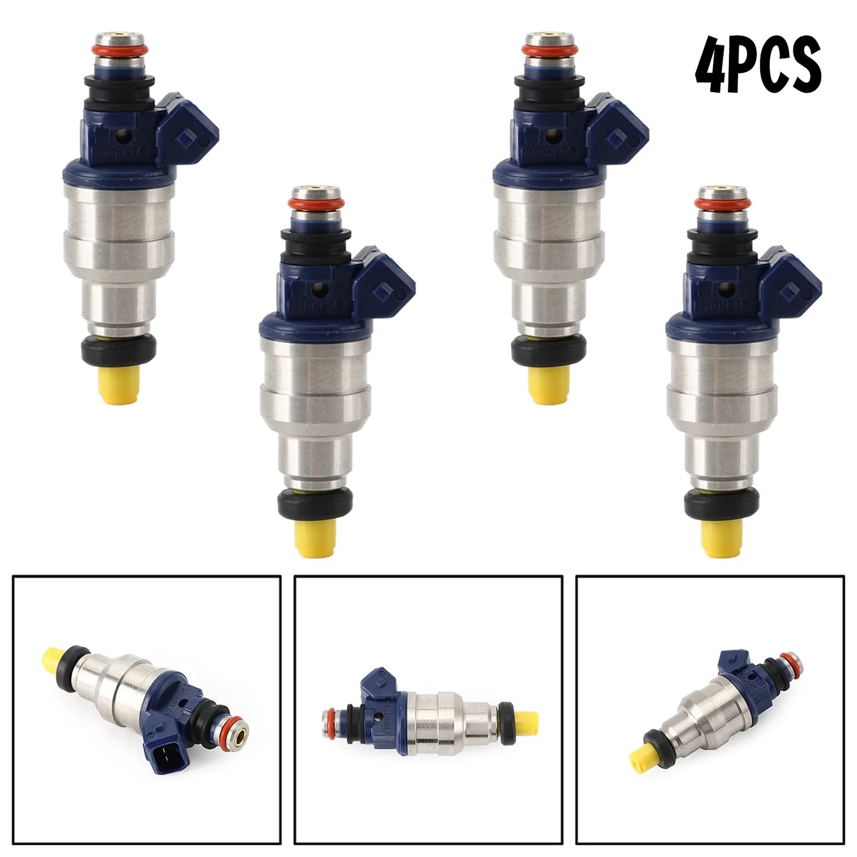 Комплект топливных форсунок из 4 шт. подходит для Mitsubishi 2.4L L4 1994-1999 842-12147 MDH275 INP-065