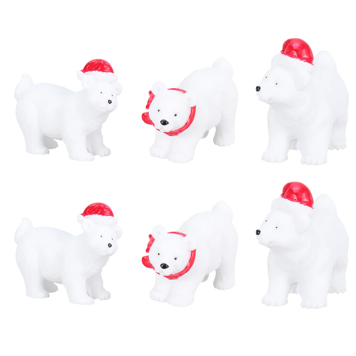 

Christmasdecorations Mini Ornamentfigurine Miniature Resin Ornaments Desktop Crafts Toys Figurines Bears Globe Micro Landscape