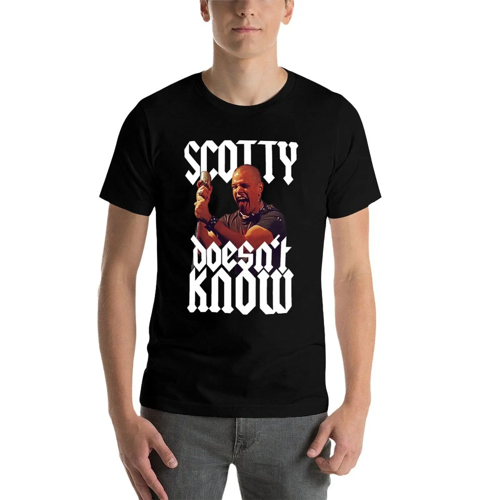 Футболка Scotty Doesn't Know с рисунком винтажная забавная футболка подарками для