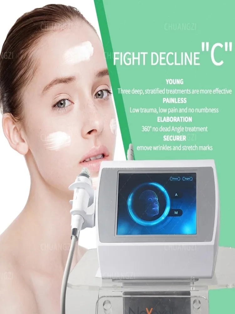 

Hot selling 2 in 1 fractional rf microneedling acne scar stretch removal rf Microneedle Radiofrequency skin tightening