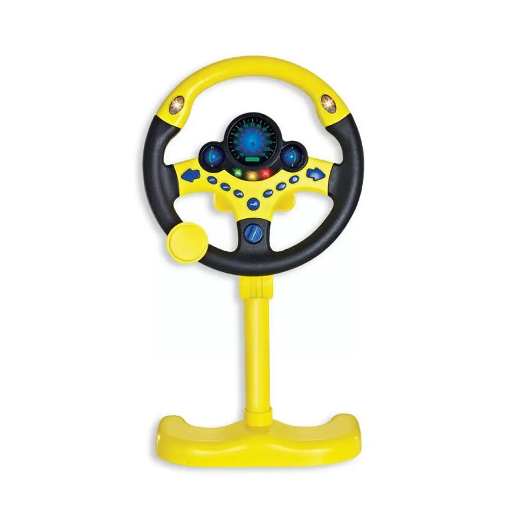 

Simulate Driving Steering Wheel Car Copilot With Light And Sound For Kids Pretend Driving Stroller Driving Educational P0v0