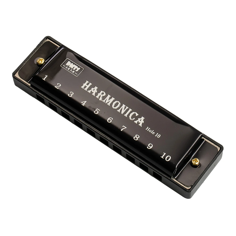 

Musical Instruments 1 X Harmonica 10.4cm*2.8cm Silver 60g ABS+ Metal Beginner Black Blue Blues Green Harmonica