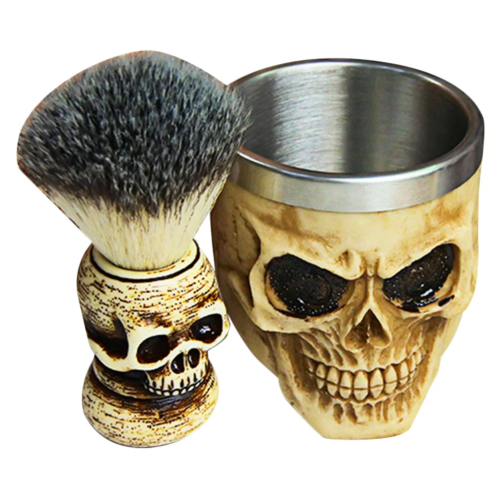 

Bathroom Beard Brush Shaving Bowl Men's Gifts Cleansing Male Tool Accessories Resin Foaming Shave And Man Suits