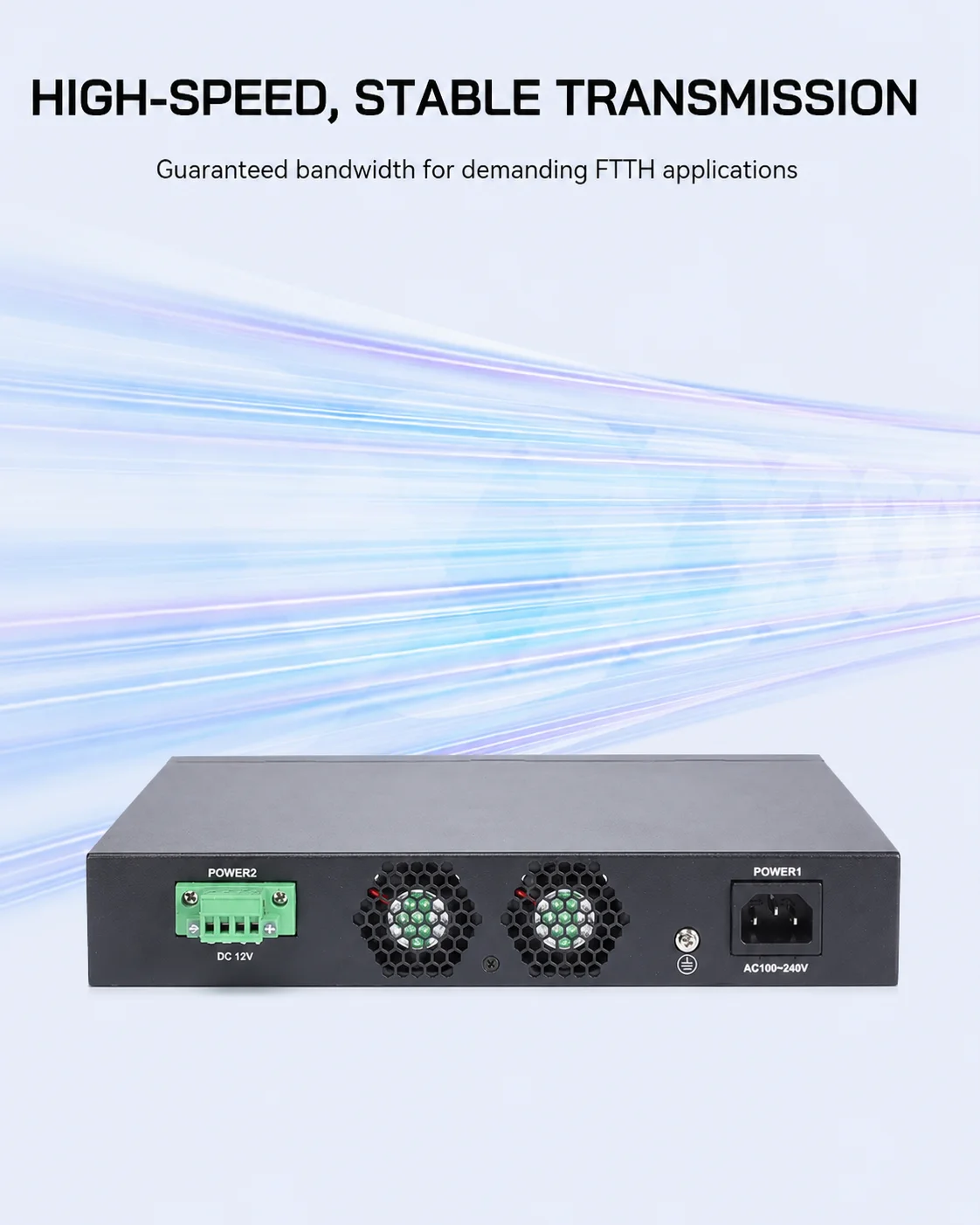 Фото Новый продукт HiOSO HA7301GD-ADC с модулем MINI 1-портовый GPON OLT, Plug and Play, простая установка, поддержка OEM/ODM №4