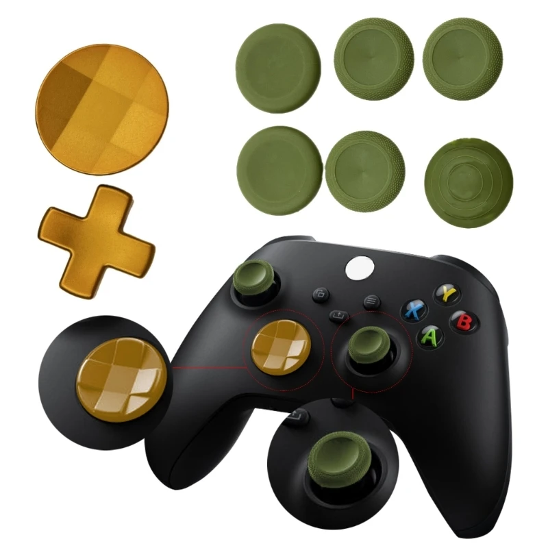T8WC Metal D-Pad Trigger Paddles Сменный джойстик для контроллера Xbox One Elite