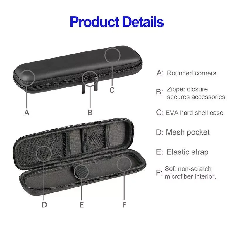 

Pencil Holder Case for Apple Pencil Carrying Case Storage Box EVA Hard Cover Portable Case For Apple Pencil Accessories