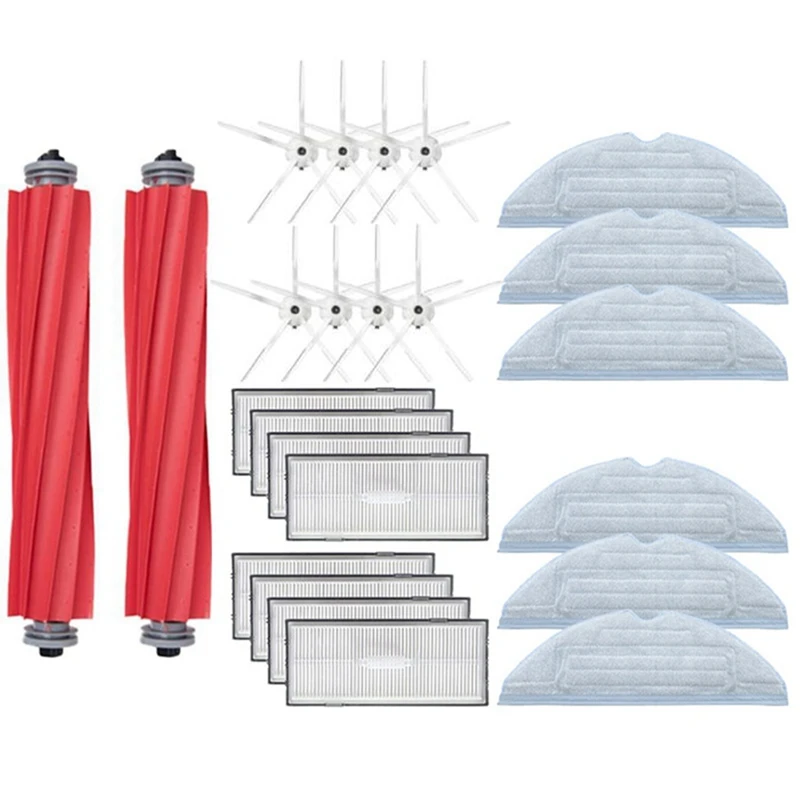 

For Xiaomi Roborock S7 T7S T7plus Detachable Main Brush Side Brush Filter Mop Cloth Robotic Vacuum Cleaner Parts