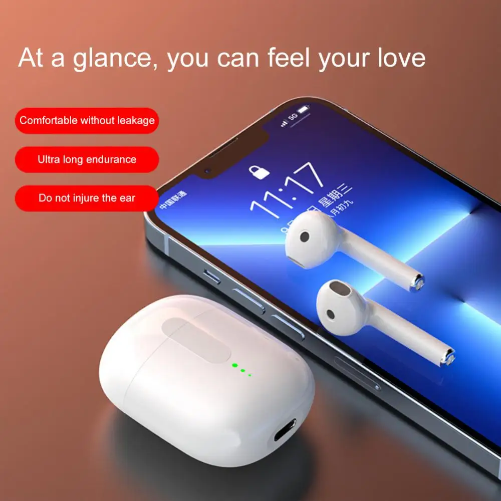

TWS Bluetooth-гарнитура 5,3, беспроводная гарнитура, наушники-вкладыши с шумоподавлением 9D, Спортивная гарнитура с микрофоном, гарнитура