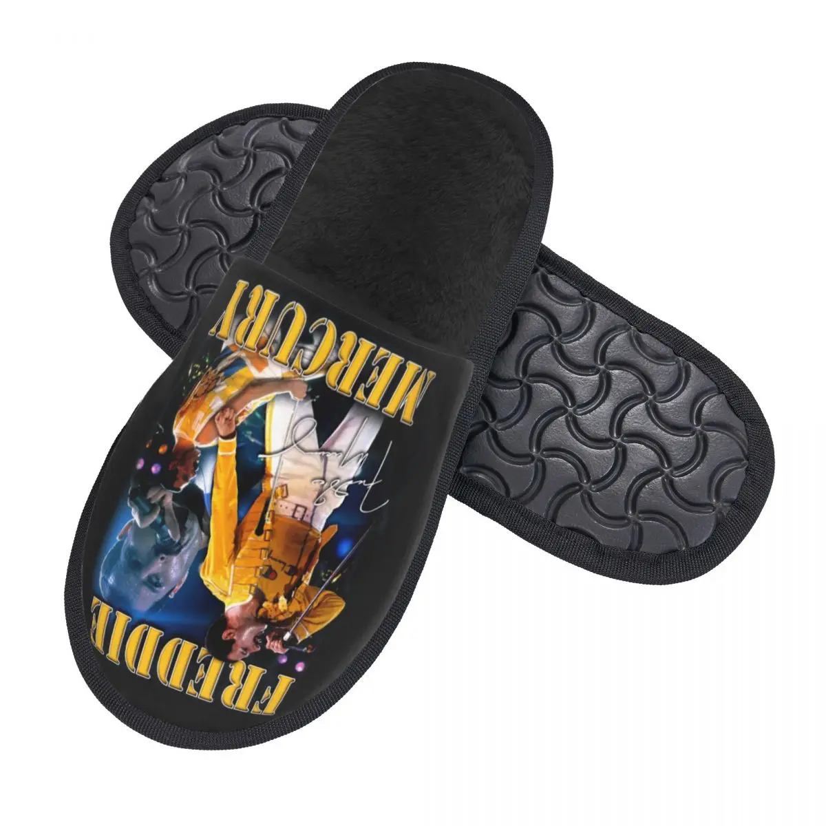 Пользовательские Freddie Mercury гостевые Тапочки для спа женские домашние тапочки