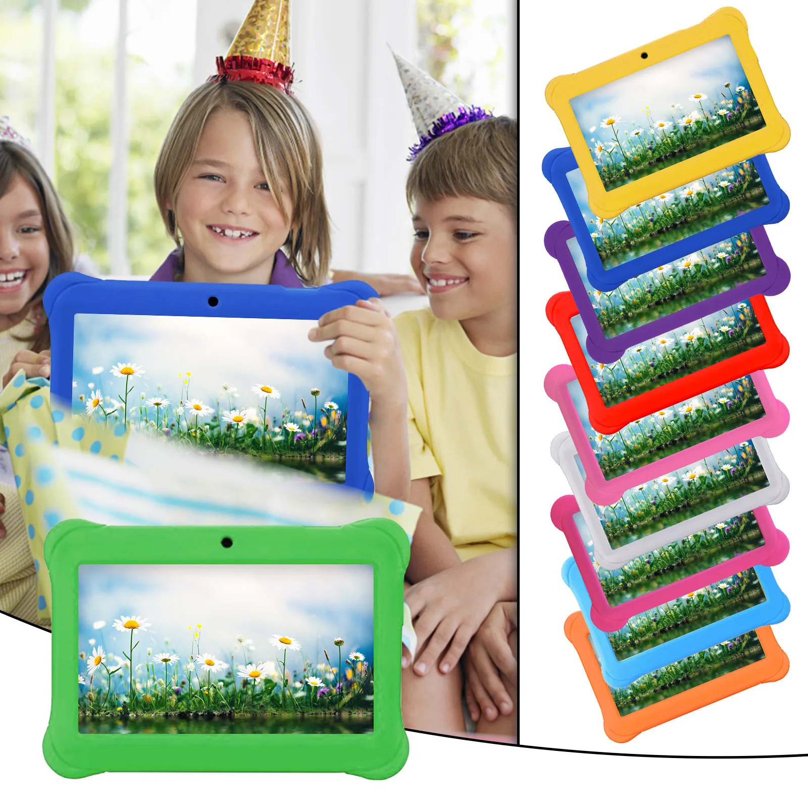 Дешевый многофункциональный планшетный ПК на Android 7-дюймовый 1024*600 детский