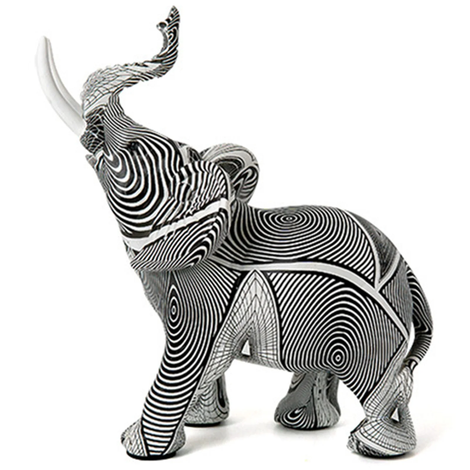 

Elephant Statue Ornaments Table Art Home Room Decoration Gift for Housewarming Decor