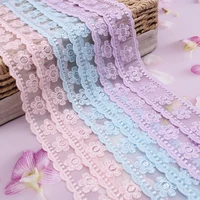 kewgarden embroidered lace hollow ribbons 40mm 1 12 diy hairbow accessories make stretch lace wedding handmade tape 10 yards