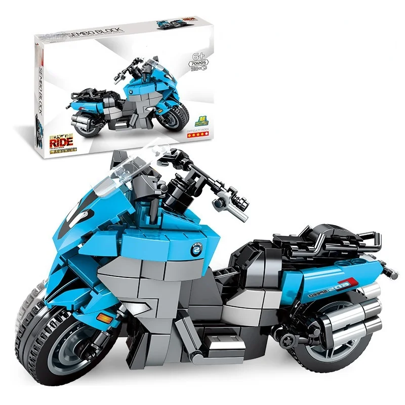 Мотоцикл для пересеченной местности модель города технические строительные