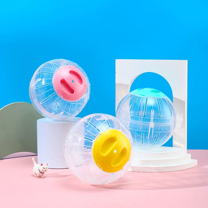 

10-14cm Small Pet Hamster Sports Ball Transparent Crystal Ball Rodent Mouse Slow Running Hamster Gerbil Sports Toy Accessories