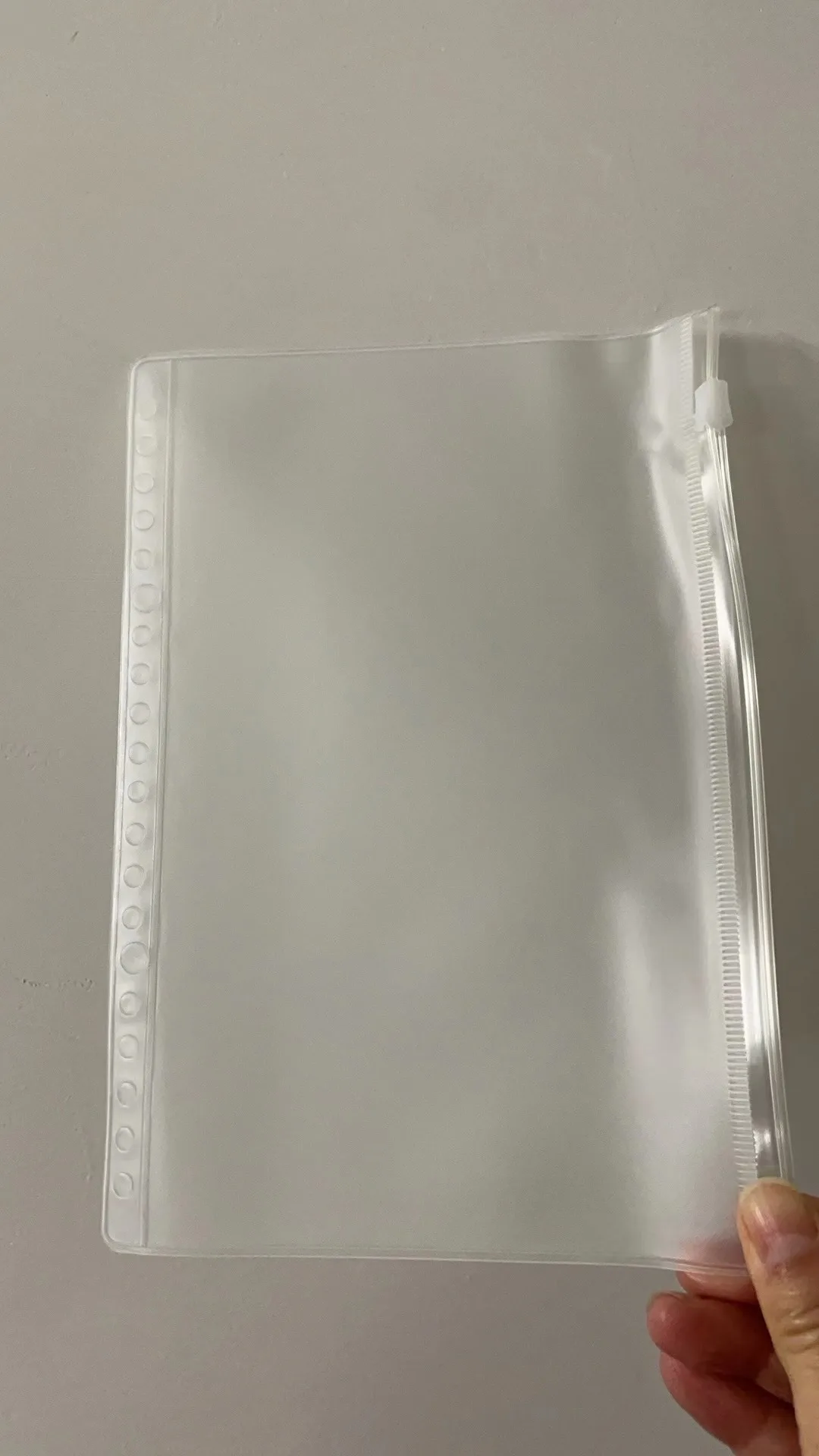 

A 5A6 A7 B5 A4 папки на молнии для блокнотов с 6 кольцами прозрачные папки для документов