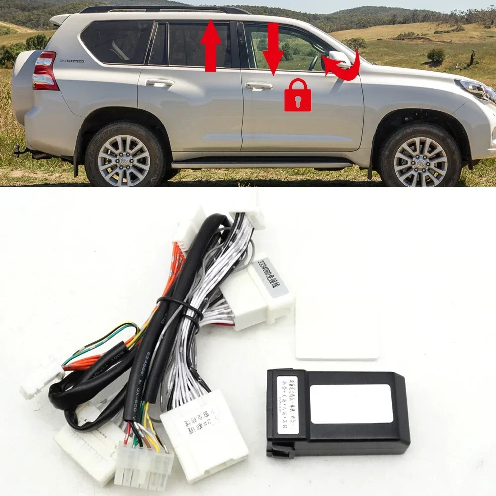 

Автоматическое боковое зеркало с левым рулем, складное оконное стекло, комплект модуля закрывающегося дверного замка для Toyota Land Cruiser Prado 2010-2017