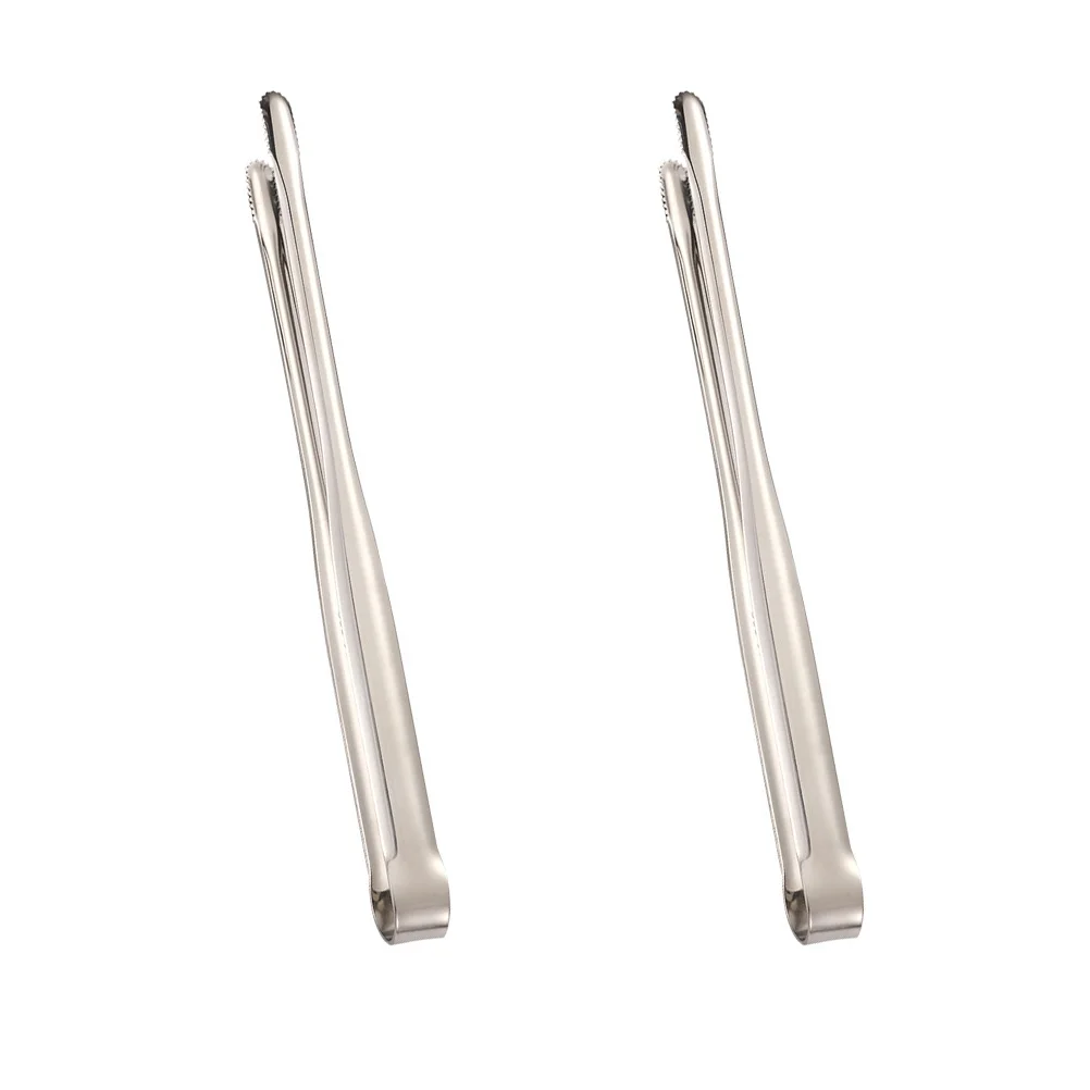 

2pcs Multifunctional Stainless Steel Barbecue Clip BBQ Tong Bread Steak Clip
