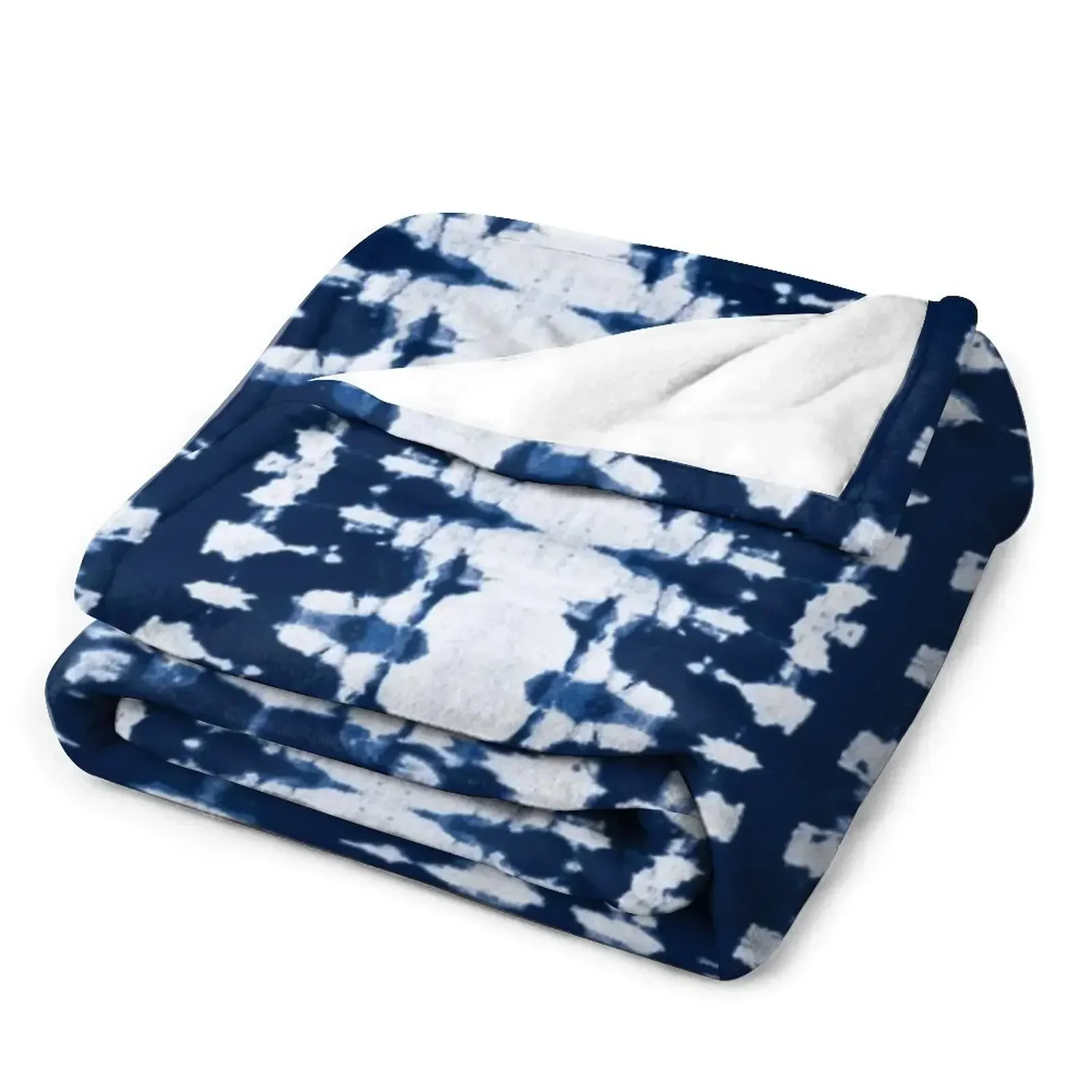 Одеяло Kumo Indigo Shibori одеяла для малышей лохматые декоративные дивана