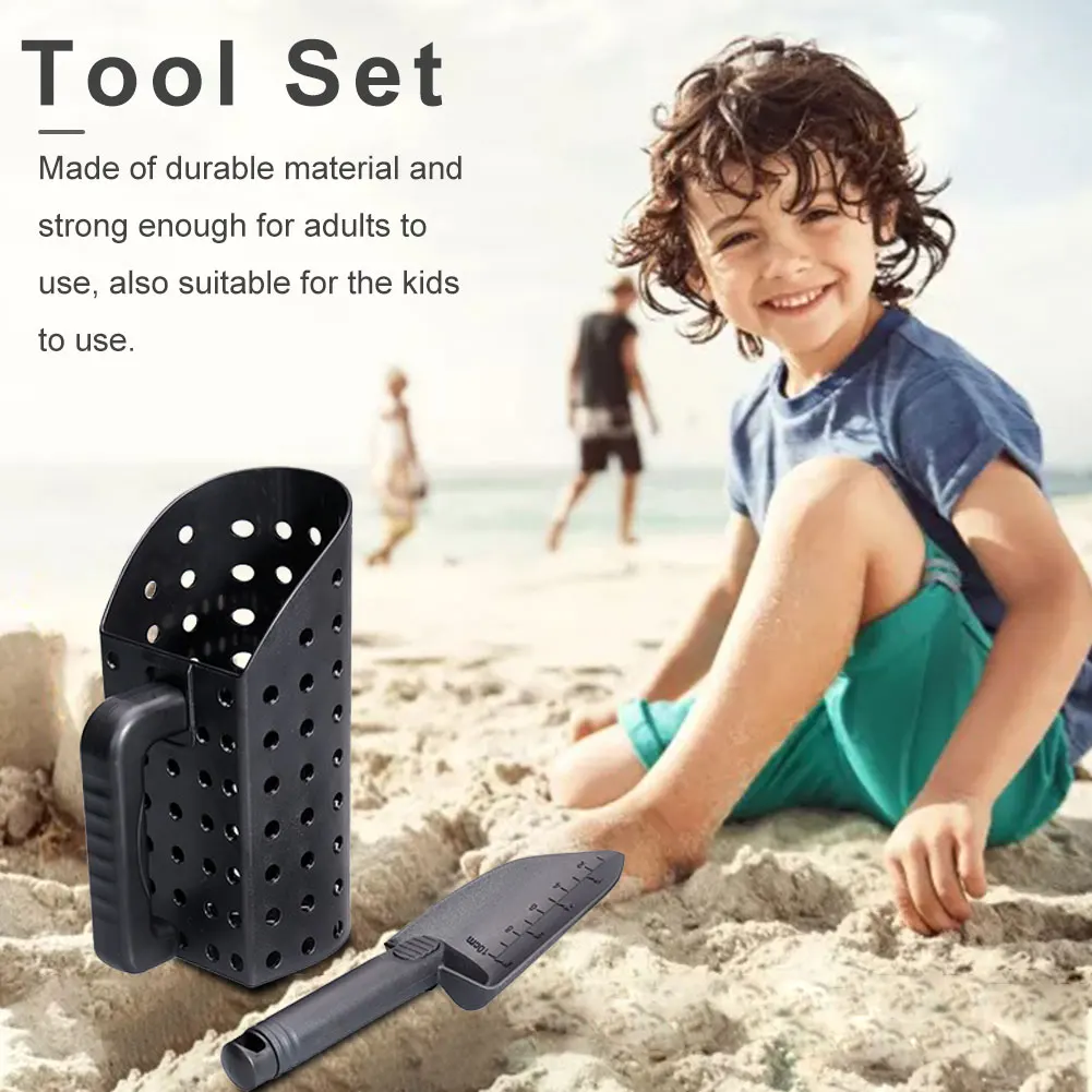 

2pcs Trowel Outdoor With Shovel Sand Scoop Set Professional Accessories Digging Durable Metal Detecting Portable Treasure