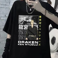 japanese 2021 hot anime tokyo revengers printed short sleeve men cotton t shirt tops clothes unisex harajuku top woman cool tee