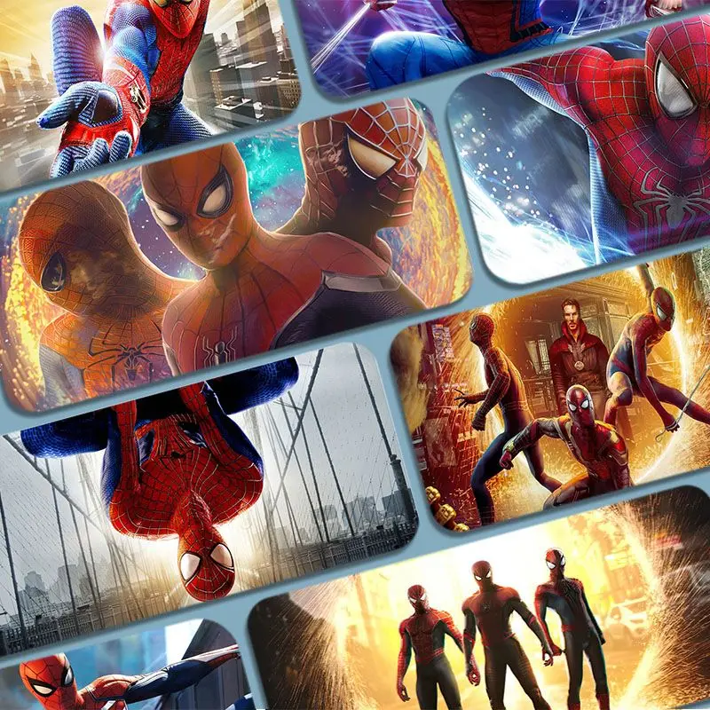 

Disney Spiderman Three 80x30cm XL Lockedge Thickened Mouse Pad Oversized Gaming Keyboard Notebook Table Mat for PC Mouse Carpet