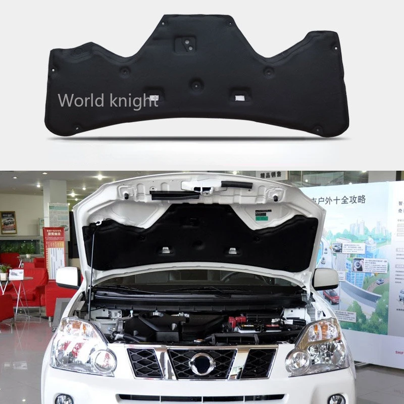 

2008-2013 for Nissan X-Trail Rouge Car Heat Sound Insulation Cotton Front Hood Engine Firewall Mat Pad Cover Noise Deadener