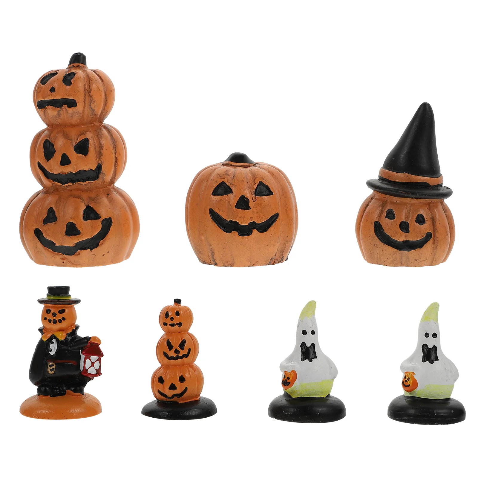 

7pcs Festival Desktop Layout Garden Pumpkin Ornament Home Decoration
