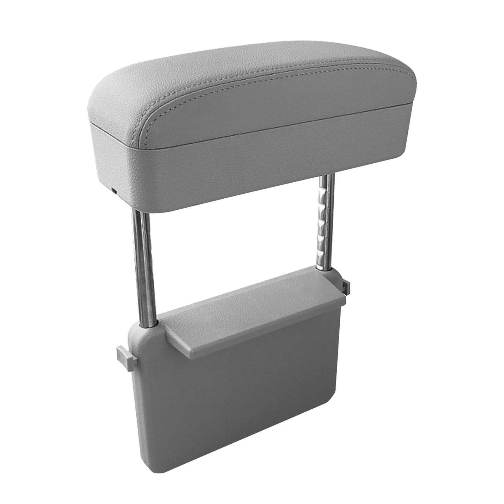 

Car Armrest Storage Box PU Leather Car Arm Rest Adjustable Auto Center Console Arm Rest Console Storage Organizer Car