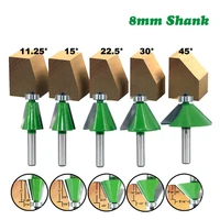isfriday%c2%ae 1pc 8mm shank chamfer router bit 11 45 degree bevel edging milling cutter for wood woodwork machine tools dropshipping