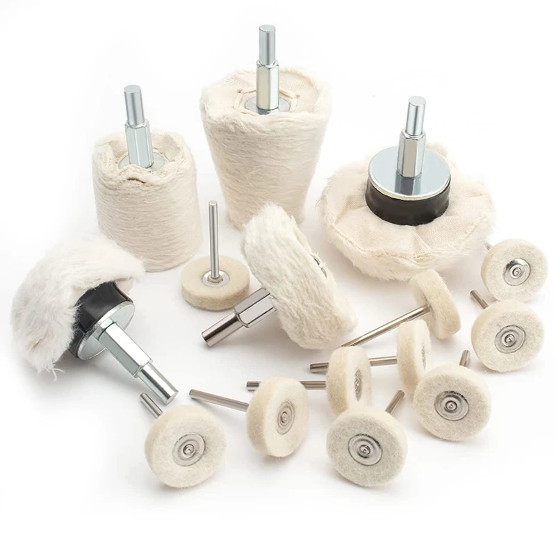 

Fashion15pcs Polishing Disc For Drill, Polishing Attachment, Brush Set, Polishing Catch Pad, Polishing Wheel