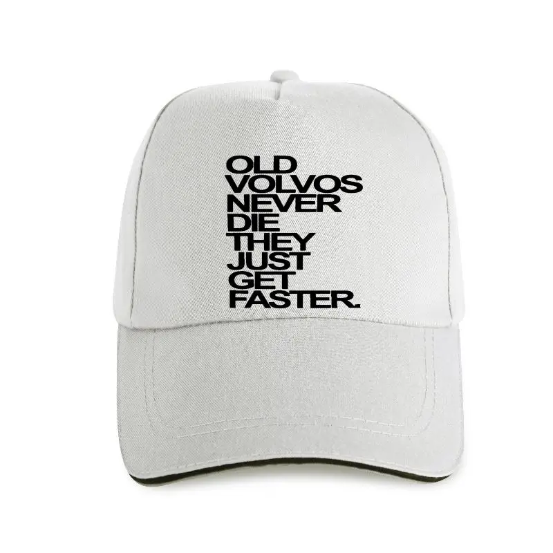 

new cap hat Men Herren old Volvos Schnuffel Never Die Cotton Graphic funny Baseball Cap novelty