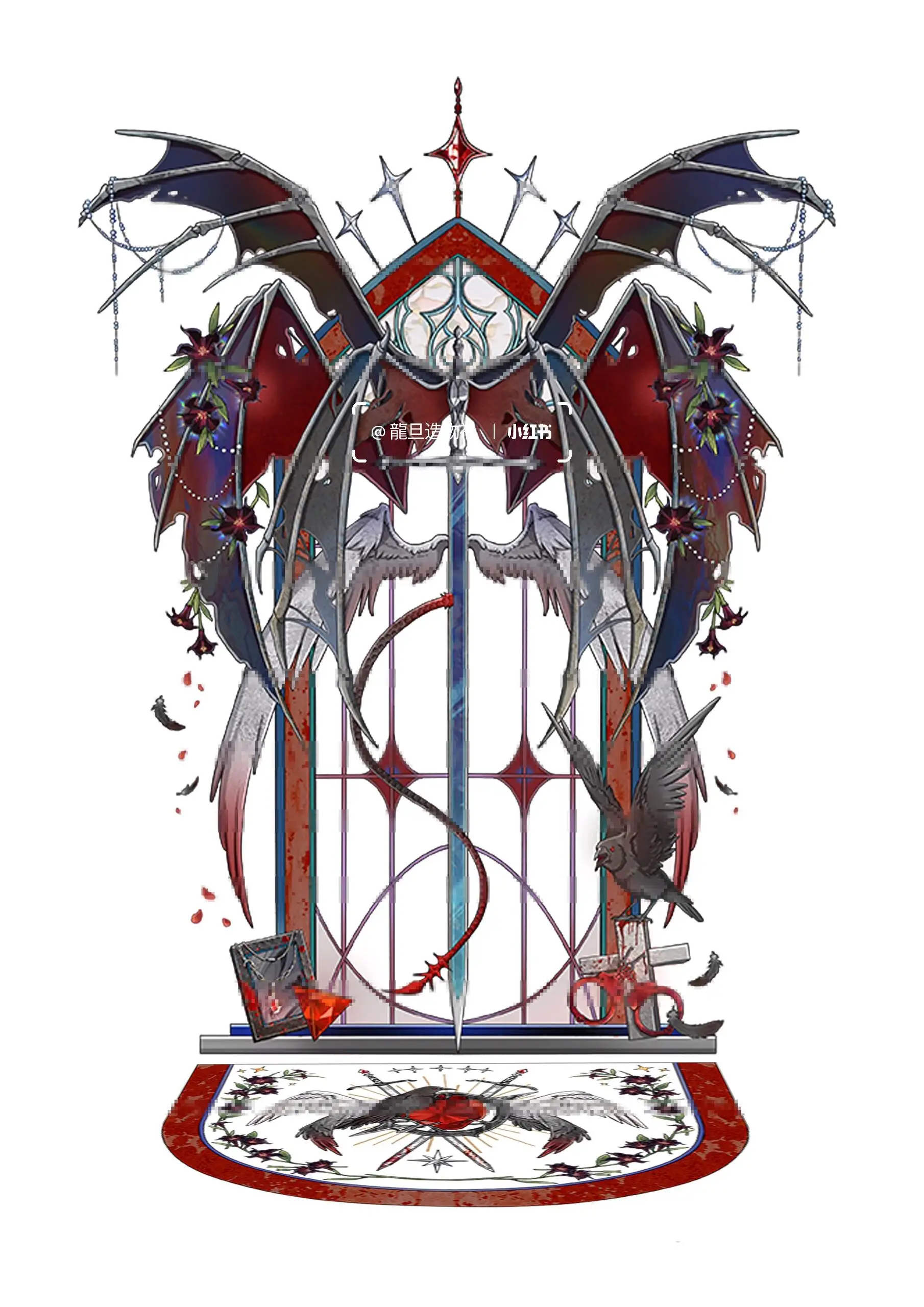 Аниме Любовь и глубокое пространство сильус акриловый великолепный двойной