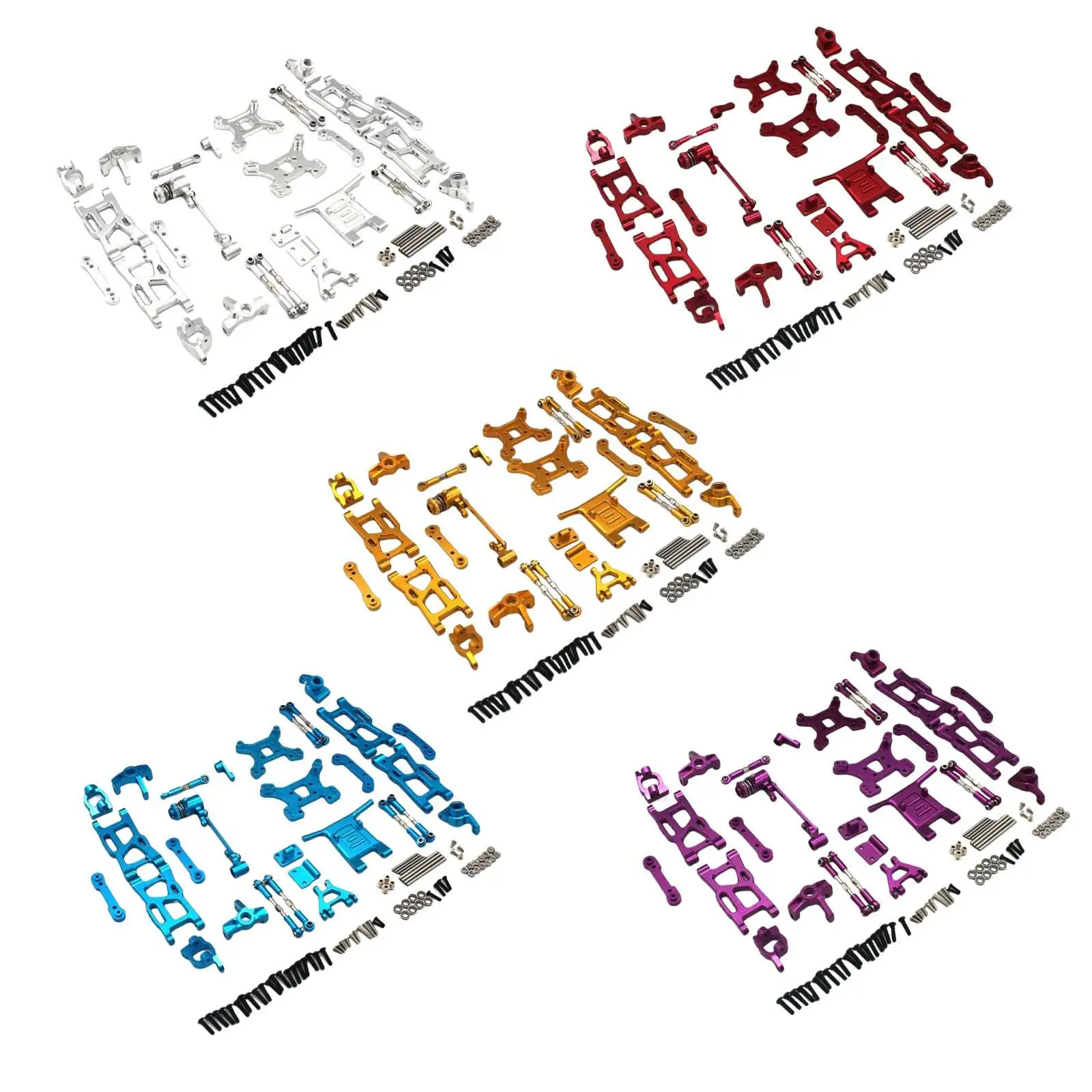 

RC Car Upgrade Parts Set & Axle Carriers Durable Replacement /12 1/14 RC Buggy Remote Control Vehicle