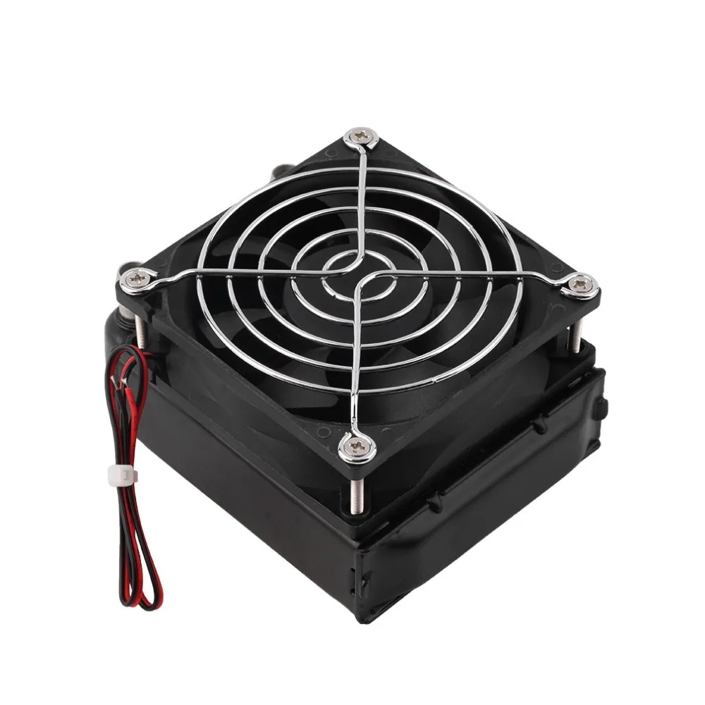 

Aluminum 80mm Water Cooling Cooled Row Heat Exchanger Radiator + Fan for CPU PC Eletronic Hot