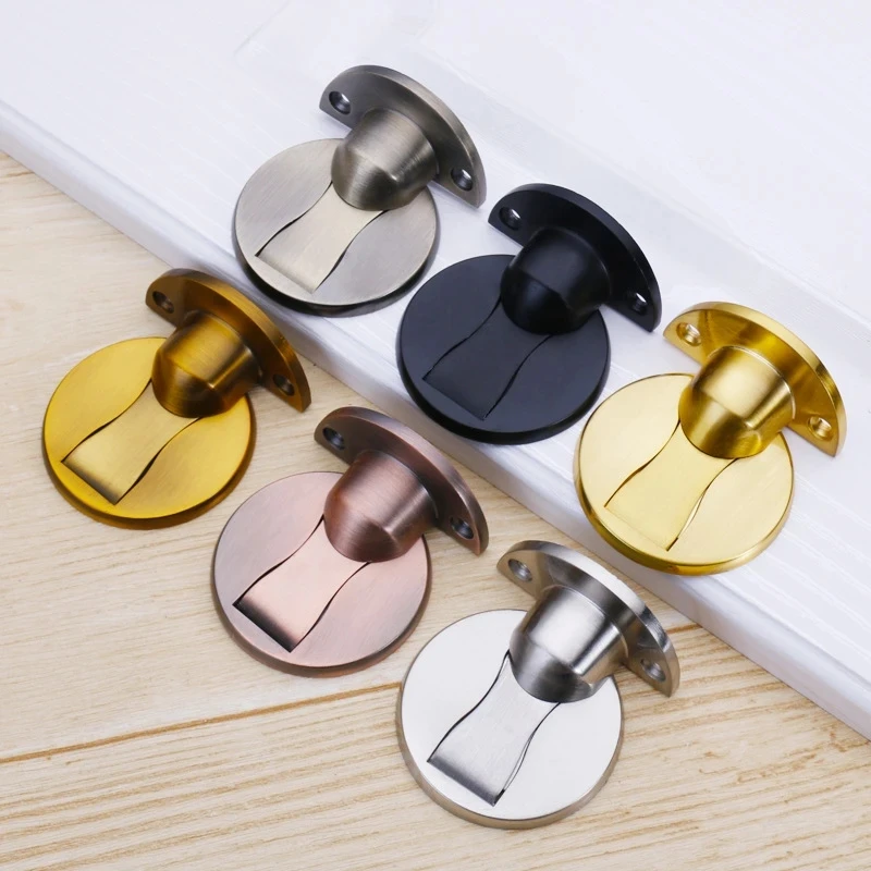 

Magnetic Door Stops 304 Stainless Steel Door Stopper Hidden Door Holders Catch Floor Nail-free Doorstop Furniture Hardware