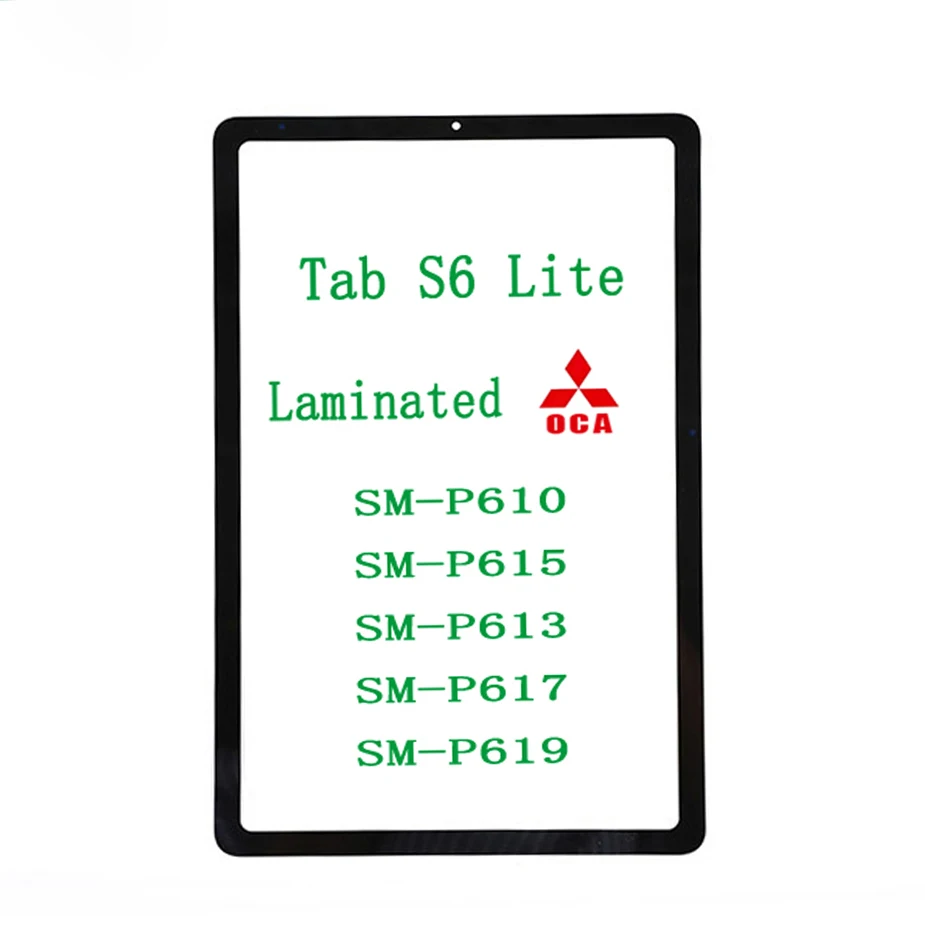A + QC для SM Galaxy Tab S6 Lite SM-P610 SM-P615 SM-P615N SM-P617 LCD сенсорный экран передняя внешняя