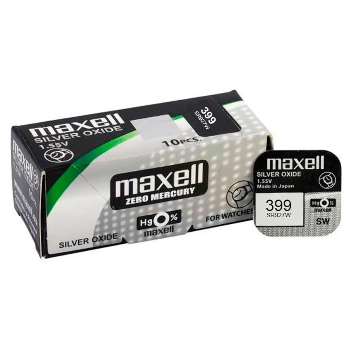 

Boton Maxell batteries original battery silver oxide SR927W 1.55V blister 5X Uds