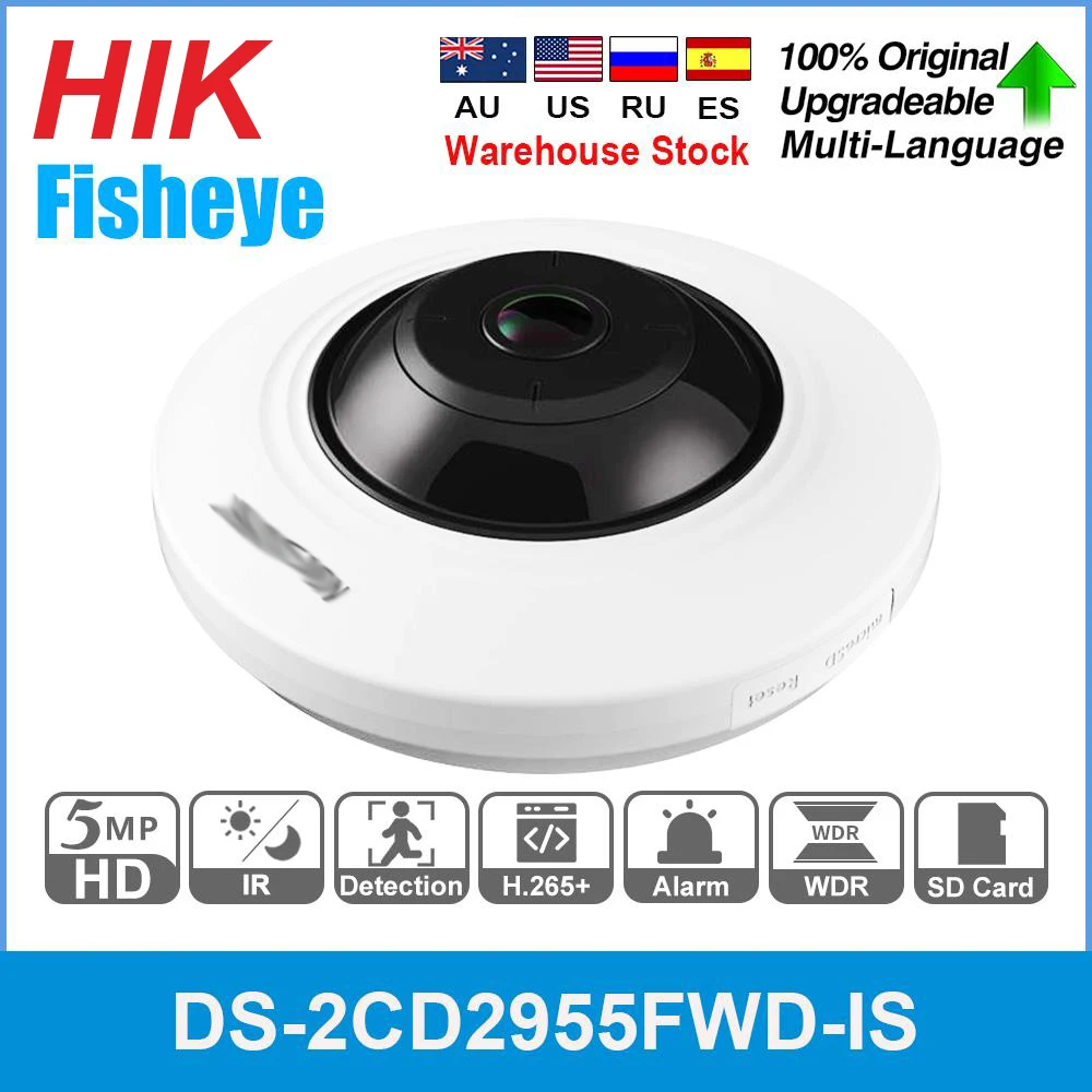 

IP-камера видеонаблюдения «рыбий глаз», 5 Мп