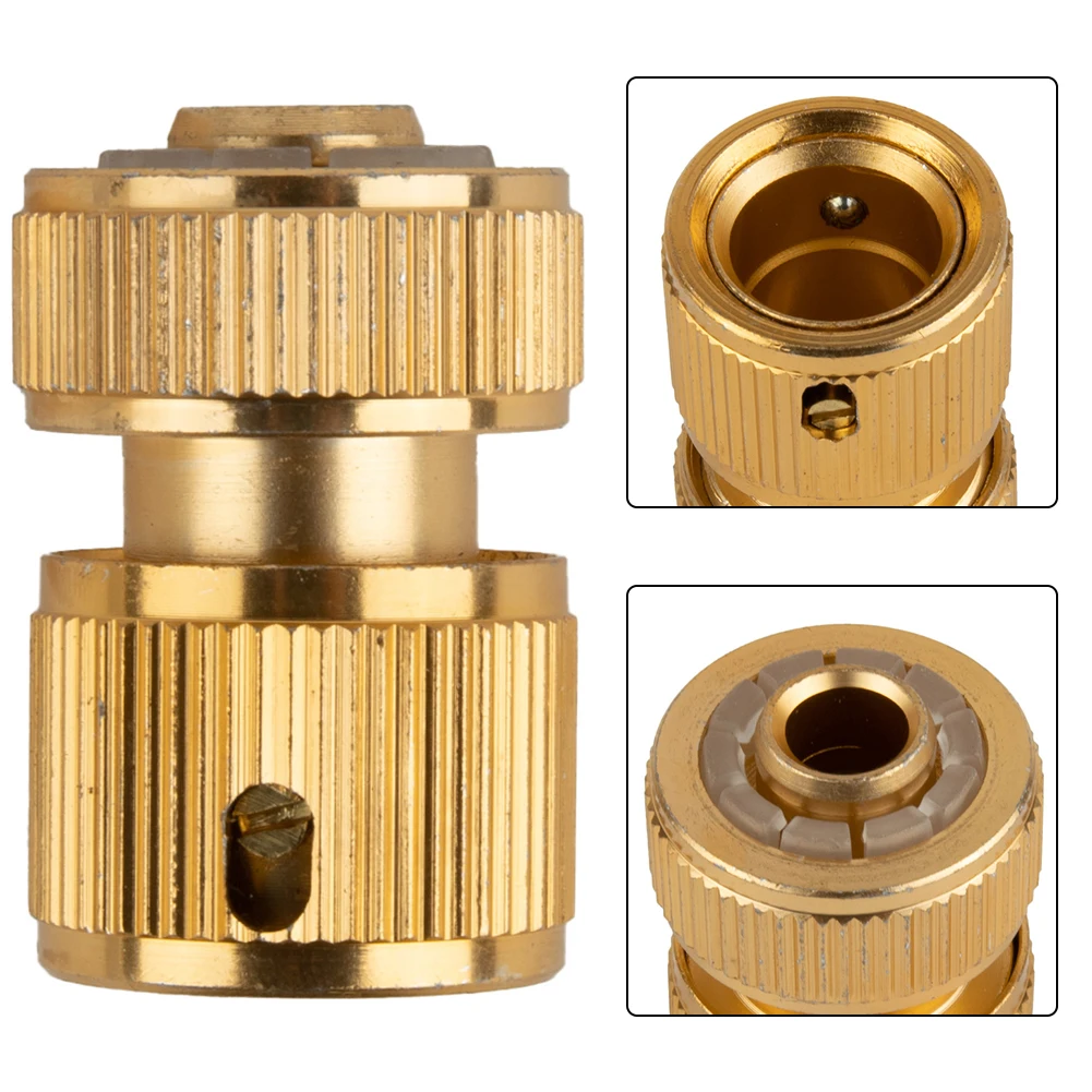 

Water Hose Adaptor Hose Connector For Drip Irrigation Garden Brass Adaptor Hose Pipe Tap Adaptor Quick Connect