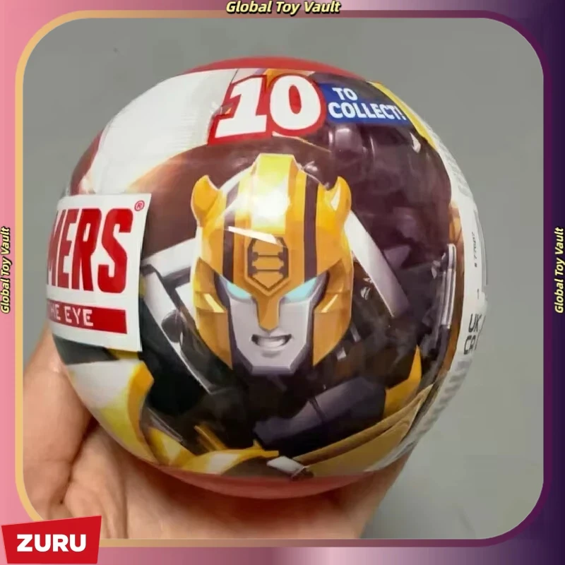 Фото Игрушка-сюрприз Zuru5 Transformers Blind Pod: Оптимус Прайм, Бамблби, Саундвейв, Мегатрон — трансформер, коллекционный подарок для детей №1